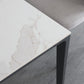 Sintered Stone Top Dining Table Rectangle Table in White with Metal Base and 4 Legs Clearhalo ' dining_table' 'Dining Tables & Seating' 'Dining Tables' 'furn' 'furn_dining_table' 'Furniture' 'furniture_dining_table' 'Kitchen & Dining Furniture' 'kitchen&dining_furn' 'kitchen' 'kitchen_dining_table' 1200x1200_498ad278-8bcf-437e-965a-75915c7dbbb8