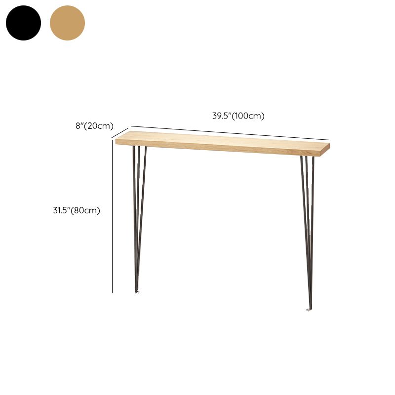 Tavolo della console contemporanea a forma di rettangolo