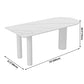 Solid Wood Contemporary Free Form Dining Table Sintered Stone Table for Dining Room and Kitchen Clearhalo ' dining_table' 'Dining Tables & Seating' 'Dining Tables' 'furn' 'furn_dining_table' 'Furniture' 'furniture_dining_table' 'Kitchen & Dining Furniture' 'kitchen&dining_furn' 'kitchen' 'kitchen_dining_table' 1200x1200_498b772c-c25d-4a59-b5f6-337bd6ba090f