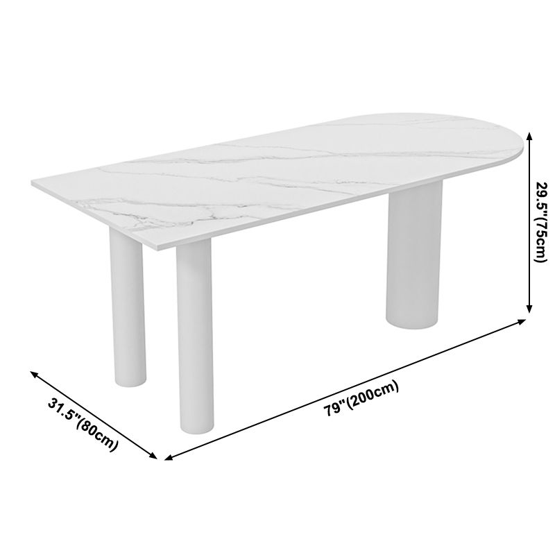 Solid Wood Contemporary Free Form Dining Table Sintered Stone Table for Dining Room and Kitchen Clearhalo ' dining_table' 'Dining Tables & Seating' 'Dining Tables' 'furn' 'furn_dining_table' 'Furniture' 'furniture_dining_table' 'Kitchen & Dining Furniture' 'kitchen&dining_furn' 'kitchen' 'kitchen_dining_table' 1200x1200_498b772c-c25d-4a59-b5f6-337bd6ba090f
