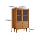 15.75"W Sideboard Glam Style Solid Wood Dining Server for Kitchen Living Room