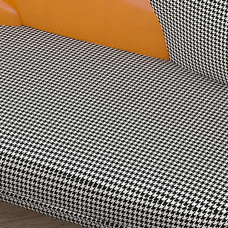 Hedendaagse gebogen bank hellende armbank met opslaglade voor woonkamer