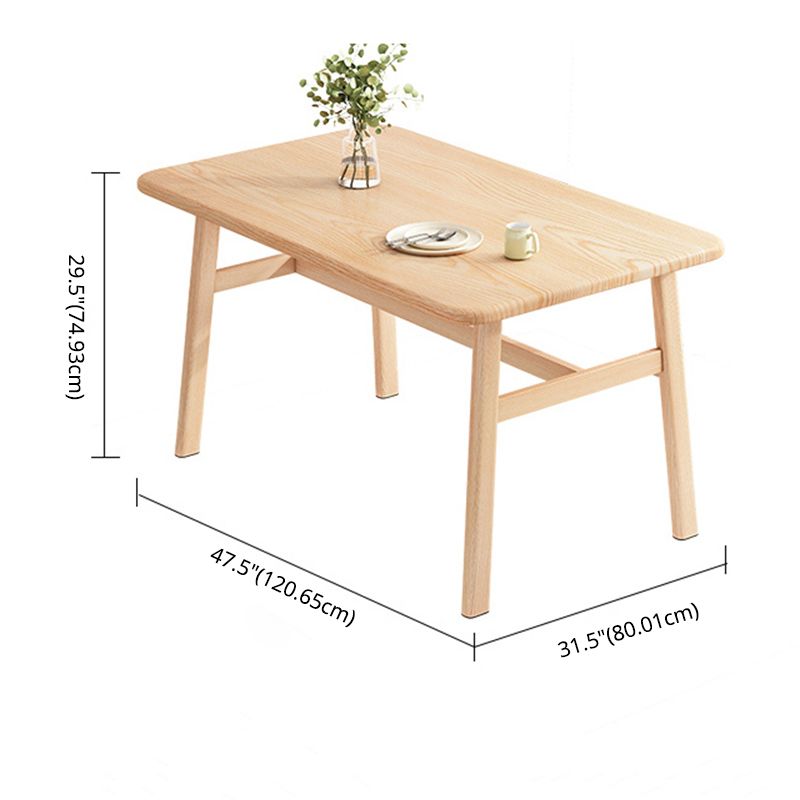 Modern MDF Top Rectangle Shape Dining Set Standard Brown Dining Set With 4 Legs Table Clearhalo 'Dining Room Sets' 'Dining Tables & Seating' 'dining_room_set' 'furn' 'furn_dining_room_set' 'Furniture' 'furniture_dining_room_set' 'Kitchen & Dining Furniture' 'kitchen&dining_furn' 'kitchen' 1200x1200_499009d0-f9f0-4f95-a5c1-1135e85c6d2b