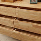 Contemporary 16" W Rubber Wood Storage Chest Bedroom Chest with Drawers