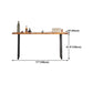 Solid Wood Bar Dining Table Industrial Bar Dining Table with Sled Base in Black Clearhalo 'Bar Furniture' 'Bar Tables' 'bar_tables' 'furn' 'furn_bar_tables' 'Furniture' 'furniture_bar_tables' 'Kitchen & Dining Furniture' 1200x1200_49946af1-3956-44f7-becb-5b13a612352c
