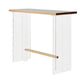 Wood and Acrylic Base Counter-height Pub Table Rectangle Pub Table Clearhalo 'Bar Furniture' 'Bar Tables' 'bar_tables' 'furn' 'furn_bar_tables' 'Furniture' 'Kitchen & Dining Furniture' 1200x1200_49976c89-98ad-40be-82f1-48950b89095d