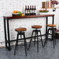 Rotating Barstool Industrial Style 4 Feet Bar Stool for Dining Room Set of 3 Clearhalo 'Bar Furniture' 'Bar Stools' 'bar_stools' 'furniture_bar_stools' 'Kitchen & Dining Furniture' 'kitchen&dining_furn' 'kitchen' 'kitchen_furn' Furniture' 1200x1200_499be940-2fa3-4874-a12b-a3ad3577e27b