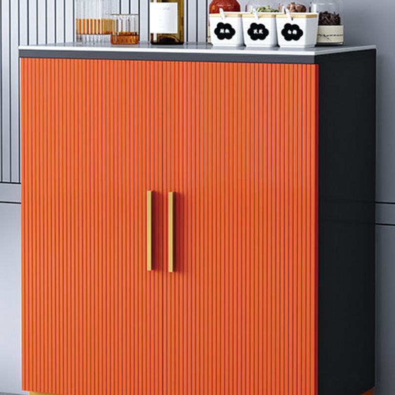 Glam Style Buffet Sideboard Sintered Stone Top Sideboard with Door Clearhalo 'buffet_sideboard' 'Buffets & Sideboards' 'furn' 'furn_buffet_sideboard' 'Furniture' 'Kitchen & Dining Furniture' 1200x1200_499bf122-f847-49ba-a75a-453d848e5982