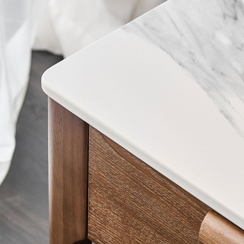 Square Solid Wood 4 Legs End Table Modern Brown/Black Side Table with Storage Clearhalo 'Coffee & Accent Tables' 'End & Side Tables' 'end_side_table' 'end_side_tables' 'furn' 'furn_end_side_tables' 'Furniture' 'furniture_end_side_table' 'Living Room Furniture' 1200x1200_499f7cc3-a7fe-4d8c-b09b-2a8a874db4d5