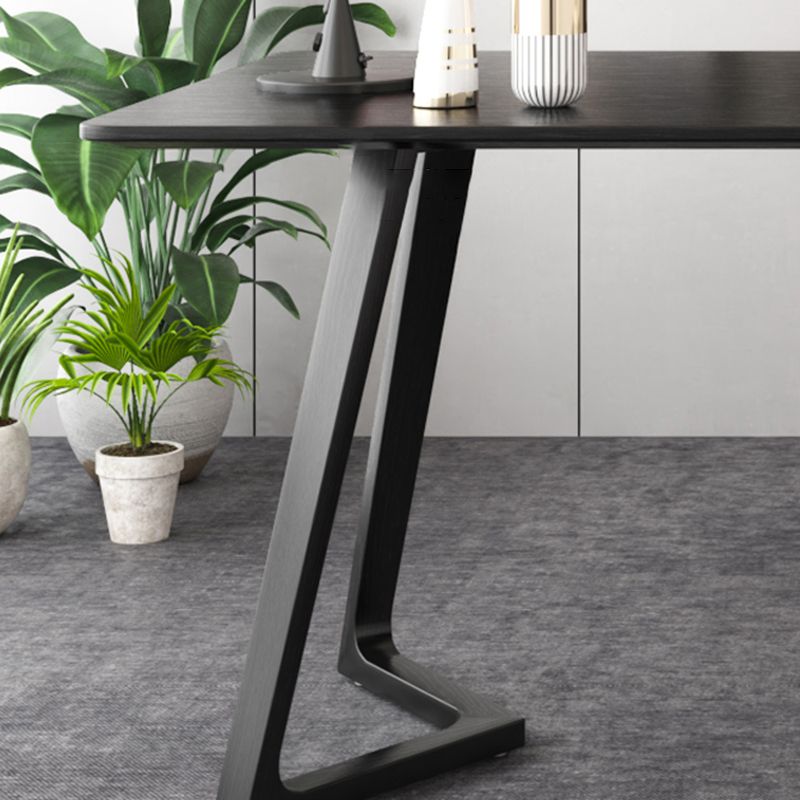 Bureau de bureau massif de style moderne Bureau rectangulaire Home Writing Desk