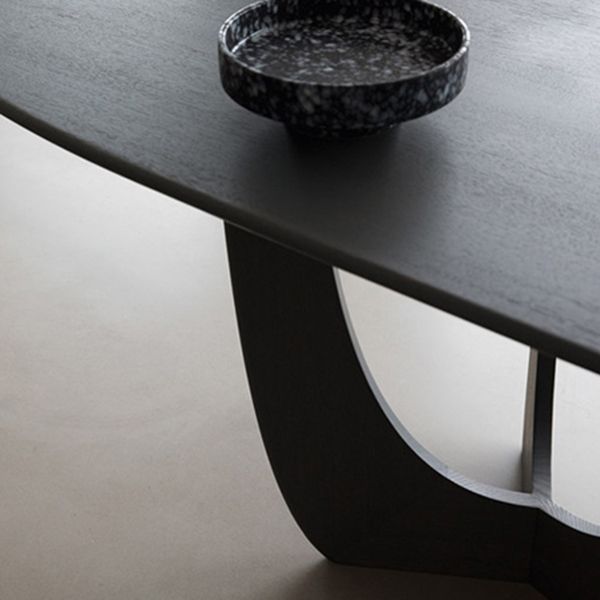 Modern Pine Wood Table for Restaurant Dining Table with Double Pedestal Base Clearhalo ' dining_table' 'Dining Tables & Seating' 'Dining Tables' 'furn' 'furn_dining_table' 'Furniture' 'furniture_dining_table' 'Kitchen & Dining Furniture' 'kitchen&dining_furn' 'kitchen' 'kitchen_dining_table' 1200x1200_49a10bce-6408-4712-a10c-3fc38026d8ec