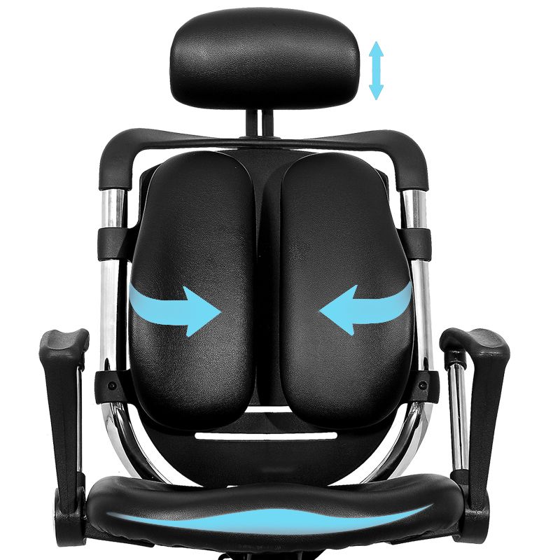 Modern verwijderbare wapenstoel Leer geen pijnlijke ergonomische bureaustoelstoel