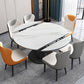 Simplicity Round Dining Room Table Sintered Stone Table with Black Pedestal Base Clearhalo ' dining_table' 'Dining Tables & Seating' 'Dining Tables' 'furn' 'furn_dining_table' 'Furniture' 'furniture_dining_table' 'Kitchen & Dining Furniture' 'kitchen&dining_furn' 'kitchen' 'kitchen_dining_table' 1200x1200_49a3e1d9-4e17-48e3-b7f0-d76319d6fedb