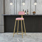 Glam Faux Marble 1/2/3 Pieces Bar Table Set Rectangle Bar Table with Metal Legs Clearhalo 'Bar Furniture' 'furn' 'furn_home_bar_bar_sets' 'Furniture' 'Home Bars & Bar Sets' 'home_bar_bar_sets' 'Kitchen & Dining Furniture' 1200x1200_49a41eb0-6fa7-44b7-aff6-a85f2954975e