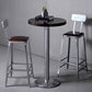 Set tavolo da bar in legno massello stile industriale da 1/2/3 pezzi