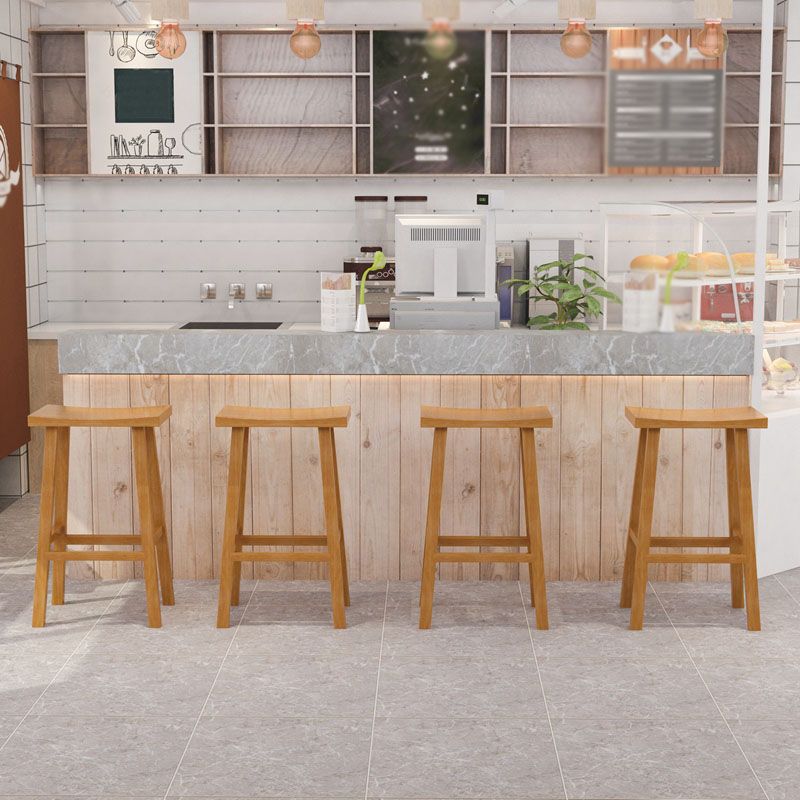 Modern Armless Backless Counter Stool Wood Kitchen Bar Stool with Wooden Seat and Pedal Clearhalo 'Bar Furniture' 'Bar Stools' 'bar_stools' 'furn' 'furn_bar_stools' 'furniture_bar_stools' 'Kitchen & Dining Furniture' 'kitchen&dining_furn' 'kitchen' 'kitchen_furn' Furniture' 1200x1200_49a6c34e-1b16-418a-b671-3b5496ab8a15