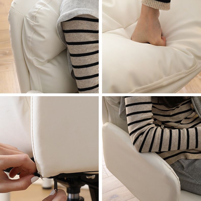 Padded Arms Working Chair Modern Mid Back Swivel Office Chair Clearhalo 'furn' 'furn_office_chair' 'Furniture' 'Office Chairs' 'Office Furniture' 'office_chair' 1200x1200_49a91184-e24a-49df-98a9-f21d7203ff84