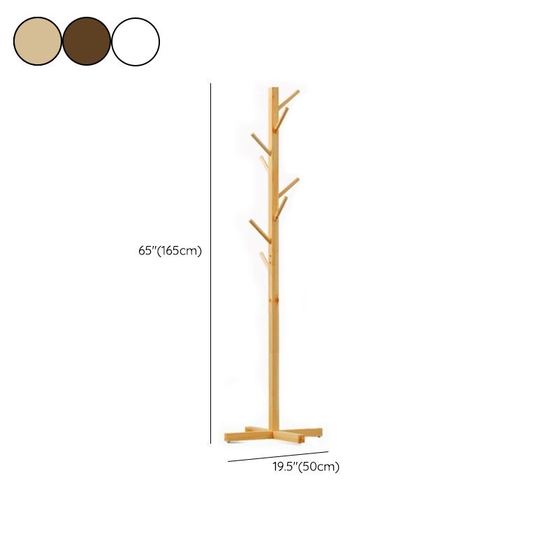 Eigentijdse hal staan ​​houten vrij staande zaalstandaard met haak