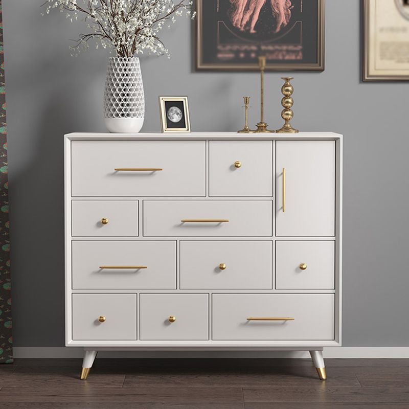 Sala da pranzo a buffet in legno in stile glam 35.4 "H 10-Drawer Buffet Server