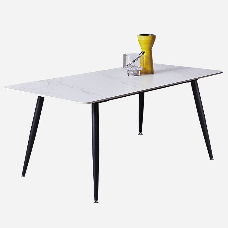 モダンスタイルの焼結型ダイニングラウンドテーブルセット1/4/5ピースダイニングセット