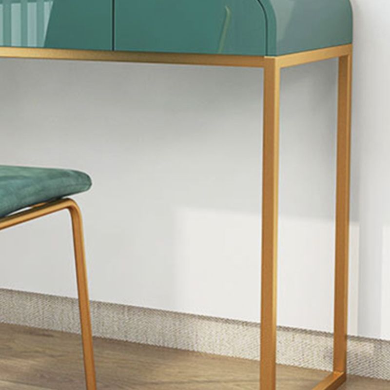 Tables de vanité Glam de 15,74 "larges de largeur de largeur avec 3 tiroirs de rangement