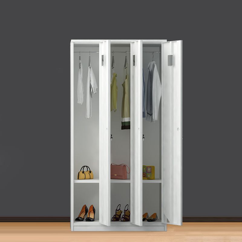 Armoire de rangement intérieure contemporaine avec porte métallique