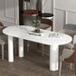 Contemporary Oval Dining Table Sintered Stone Dining Table with 3 Legs for Dining Room Clearhalo ' dining_table' 'Dining Tables & Seating' 'Dining Tables' 'furn' 'furn_dining_table' 'Furniture' 'furniture_dining_table' 'Kitchen & Dining Furniture' 'kitchen&dining_furn' 'kitchen' 'kitchen_dining_table' 1200x1200_49b7df33-6087-46fd-8191-b25c6e7feb5c