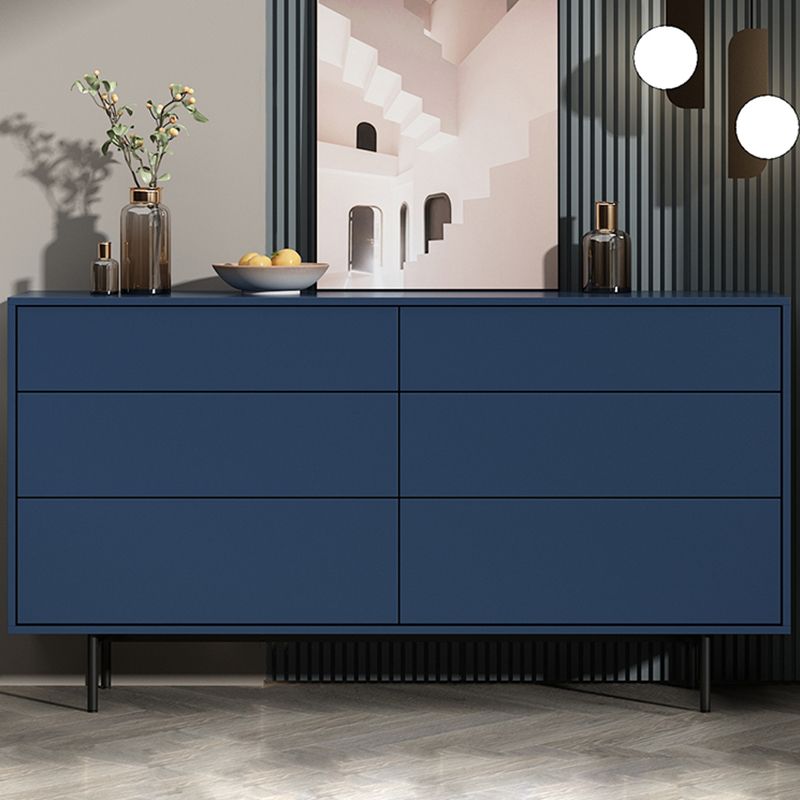 Modern Accent Chest with 6 Drawers and 4 Straight Black Legs Clearhalo 'Cabinets & Chests' 'cabinets_chests' 'furn' 'furn_cabinets_chests' 'Furniture' 'Living Room Furniture' 1200x1200_49b968c3-5a68-45dd-8bad-a889cdb433be
