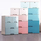Contemporary Chest Plastic Chest Drawers with Drawers and Lock for Bedroom