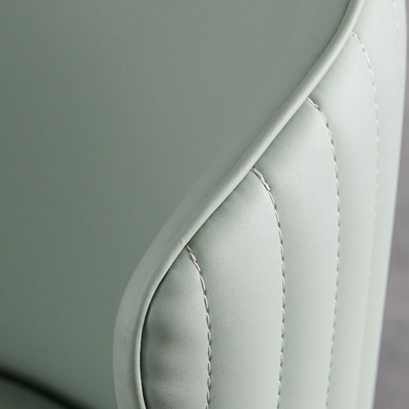 Glam -stijl armloze zijstoelen houten stoel met houten benen voor keuken