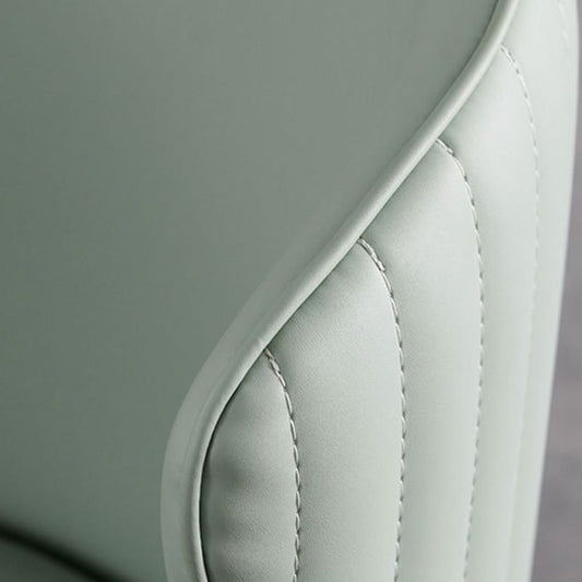 Glam Style Armless Side Chairs Wooden Chair with Wood Legs for Kitchen