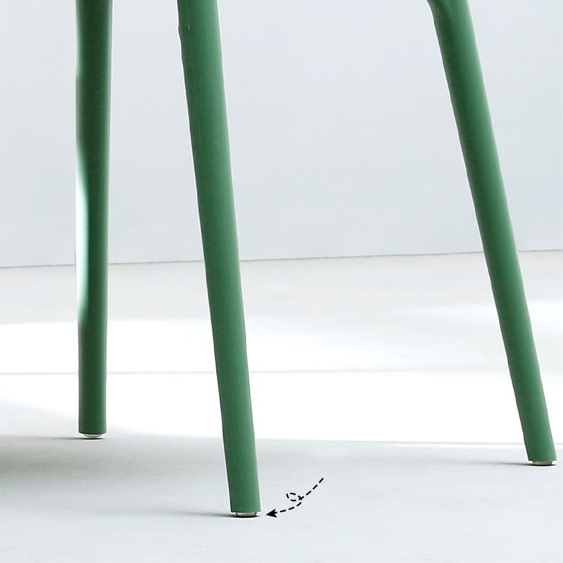 Modern Style Side Chair Plastic Indoor Dining Chair for Living Room