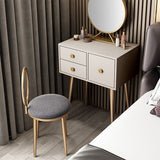 23. 6 "brede ijdelheid tafel ingesteld met ontlasting moderne 3-lading kleedtafel