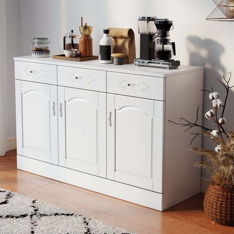 Modern Style Solid Wood Sideboard Table Kitchen Sideboard with Door Clearhalo 'buffet_sideboard' 'Buffets & Sideboards' 'furn' 'furn_buffet_sideboard' 'Furniture' 'Kitchen & Dining Furniture' 1200x1200_49be6cae-474d-4db0-b1c8-9f7e84556077