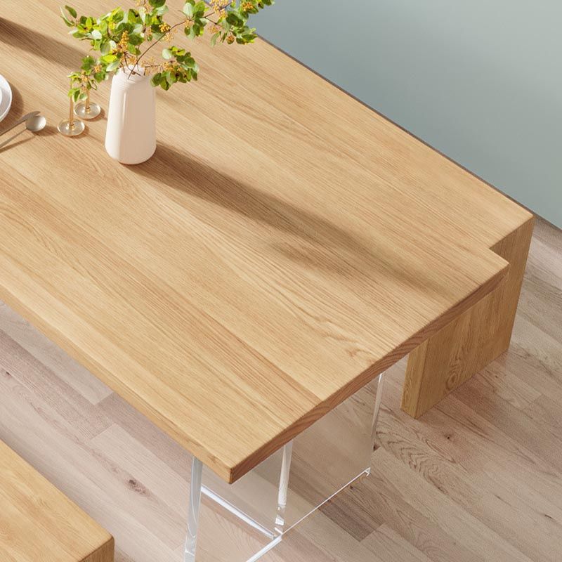 Modern 1/3/5 Pieces Dining Set Rectangle Wood Dining Table for Dining Room Kitchen