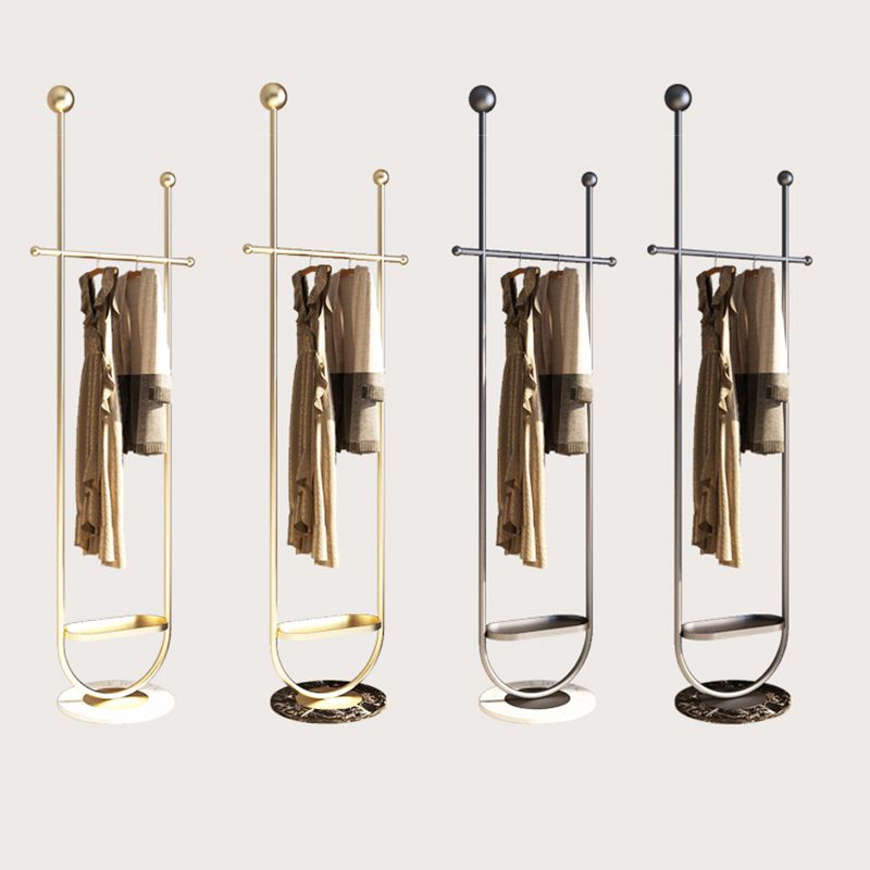 Rack de manteau en métal moderne 2 HACKS HALS HALL avec étagères de rangement