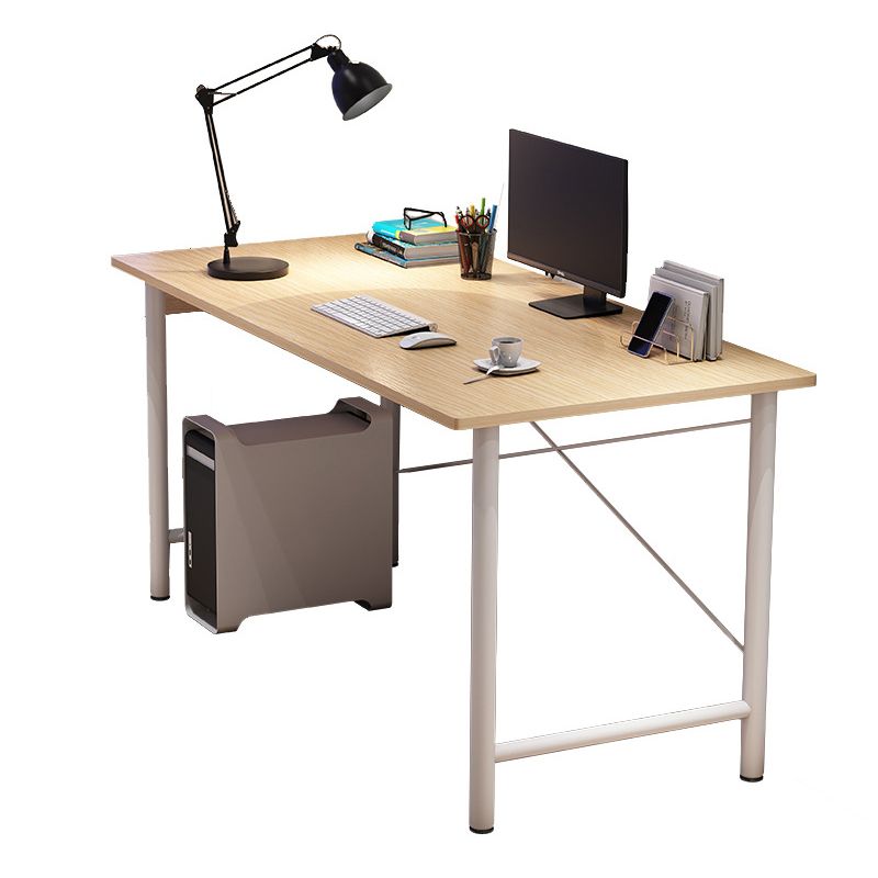 Contemporary Engineered Wood Desk H-Shape Base Desk for Home Office Clearhalo 'furn' 'furn_office_desk' 'Furniture' 'Office Desks' 'Office Furniture' 'office_desk' 1200x1200_49c686eb-423a-4c9a-a2ed-5e5dc6895d8c