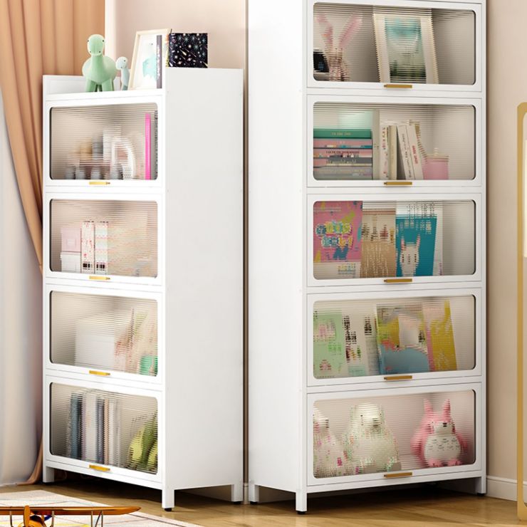 Libreria glam standard di libreria chiusa in metallo con armadi