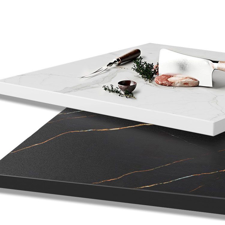 Glam 1/5 Pieces Dining Set Round Stone Dining Table for Kitchen Dining Room Clearhalo 'Dining Room Sets' 'Dining Tables & Seating' 'dining_room_set' 'furn' 'furn_dining_room_set' 'Furniture' 'furniture_dining_room_set' 'Kitchen & Dining Furniture' 1200x1200_49c8a585-76ca-42e0-ac25-7739856af57c