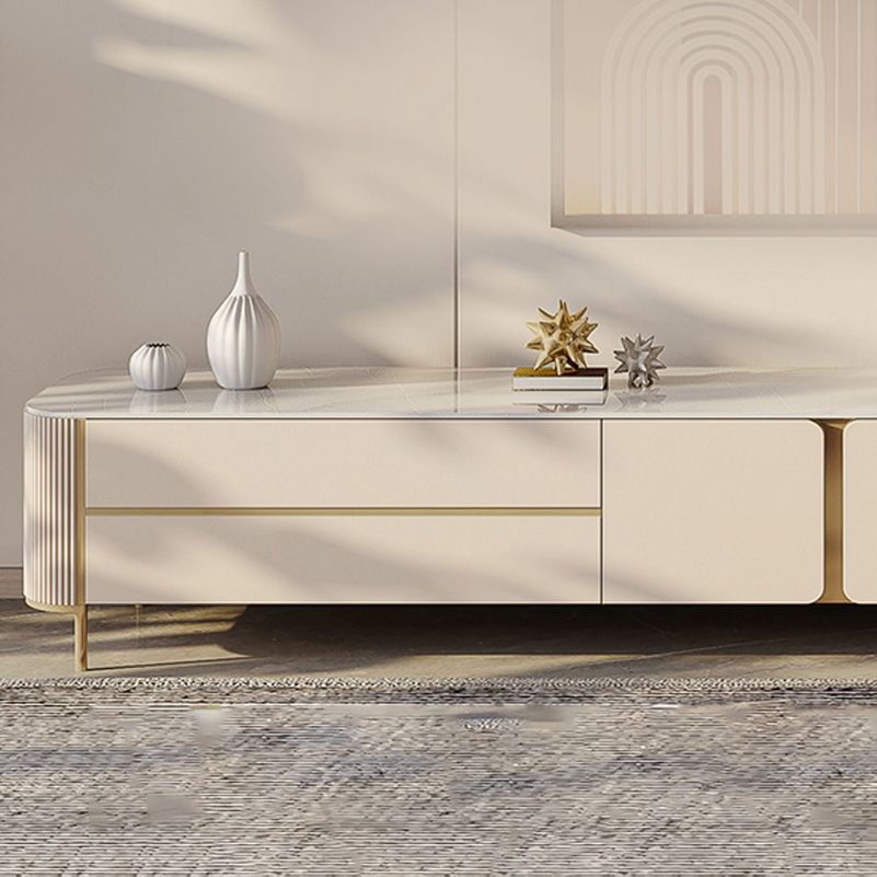 Modern TV Stand Console Stone TV Media Console with 4 Drawers Clearhalo 'furn' 'furn_tv_stands_entertainment_centers' 'Furniture' 'Living Room Furniture' 'TV Stands & Entertainment Centers' 'TV Stands & Media Storage Furniture' 'tv_stands_entertainment_centers' 1200x1200_49c8f8a2-3055-46a8-b4a3-58fece17235e