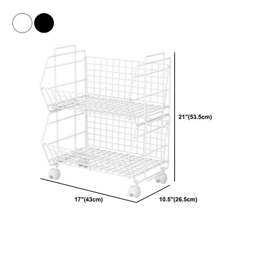 Modern Metal Bookcase, Geometric Bookshelf for Living Room, 17" L X 10.5" W
