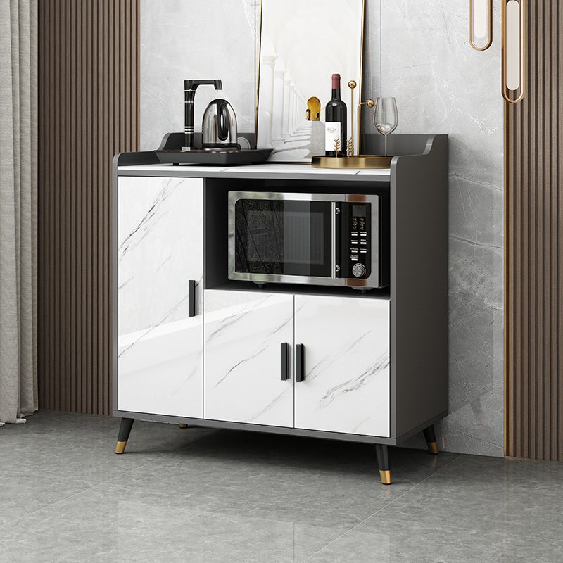 Server da pranzo per finiture opache Glam Sideboard interno con armadi