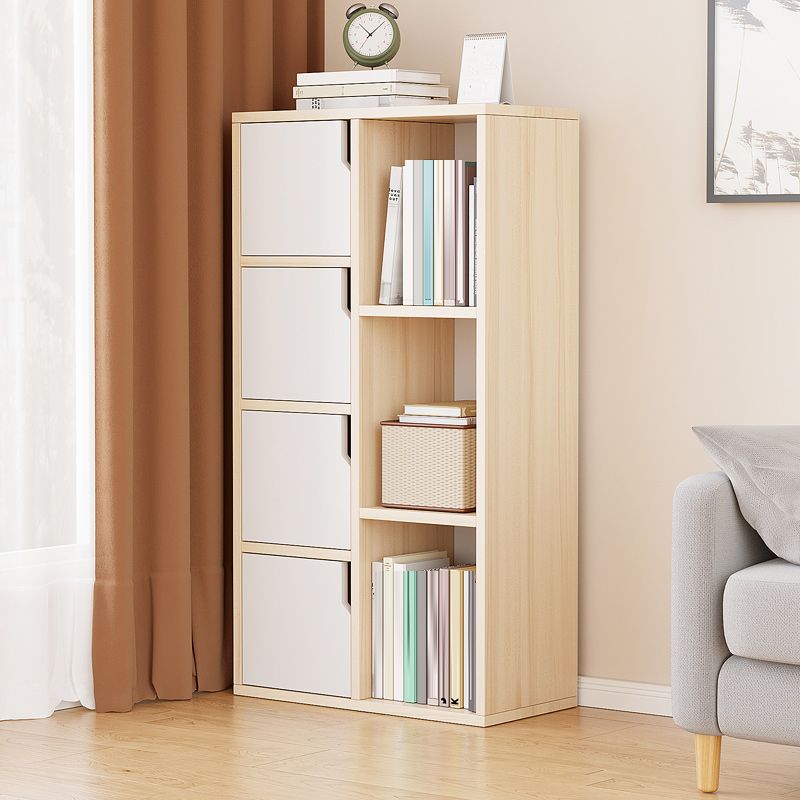 Simple Side Cabinet with Doors Modern Faux Wood Accent Cabinet Clearhalo 'Cabinets & Chests' 'cabinets_chests' 'furn' 'furn_cabinets_chests' 'Furniture' 'Living Room Furniture' 1200x1200_49ccdd7d-c9b8-44fb-a792-9c85cff67ff9