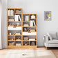 Modern Standard Open Bookshelf Engineered Wood Bookcase with Drawer Storage Clearhalo 'Bookcases' 'furn' 'furn_bookcases' 'Furniture' 'Office Furniture' 1200x1200_49cdbf76-4666-40f6-99c6-f5fdc67f46e3
