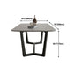 Industrial Sintered Stone Top Table Rectangle Table with Trestle Base Clearhalo ' dining_table' 'Dining Tables & Seating' 'Dining Tables' 'furn' 'furn_dining_table' 'Furniture' 'furniture_dining_table' 'Kitchen & Dining Furniture' 'kitchen&dining_furn' 'kitchen' 'kitchen_dining_table' 1200x1200_49ce7aee-1033-46cb-ab1e-e55b1ac9c471