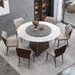 Round Pedestal Base Furniture Luxury Style Stone Dining Room Collection Without Turntable Clearhalo ' dining_table' 'Dining Tables & Seating' 'Dining Tables' 'furn' 'furn_dining_table' 'Furniture' 'furniture_dining_table' 'Kitchen & Dining Furniture' 'kitchen&dining_furn' 'kitchen' 'kitchen_dining_table' 1200x1200_49cef695-a40f-4c4c-a57d-1083c5b0a84e