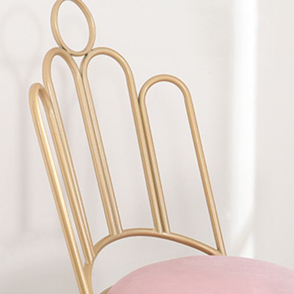 Scandinavian Style Upholstered Armless Dining Chairs Open Back Dining Side Chairs Clearhalo 'Dining Chairs' 'Dining Tables & Seating' 'dining_chair' 'furn' 'furn_dining_chair' 'Furniture' 'furniture_dining_chair' 'Kitchen & Dining Furniture' 1200x1200_49cfc0c6-9c45-41de-8aa4-44db35fd2ca5