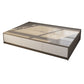 White and Brown Finish Platform Bed Lift Up Storage Platform Bed Frame Clearhalo 'Bedroom Furniture' 'Beds' 'furn' 'furn_beds' 'Furniture' 1200x1200_49cfe71e-af3a-4ba1-b1b5-15614b23e967