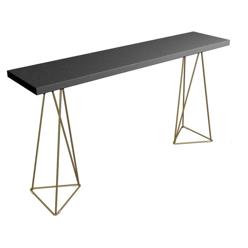 Pine Wood Top Bar Counter Traditional Luxury Rectangle Bar Counter with Sled Base Clearhalo 'Bar Furniture' 'Bar Tables' 'bar_tables' 'furn' 'furn_bar_tables' 'Furniture' 'furniture_bar_tables' 'Kitchen & Dining Furniture' 1200x1200_49d0459c-6e5a-4c90-a255-411d6d978fad