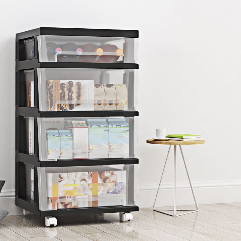 Plastic Bookshelf Contemporary Style Closed Back Bookcase for Office Home Study Room Clearhalo 'Bookcases' 'furn' 'furn_bookcases' 'Furniture' 'furniture_bookcases' 'Office Furniture' 1200x1200_49d09f3f-6515-42c4-b046-4c900b7be743